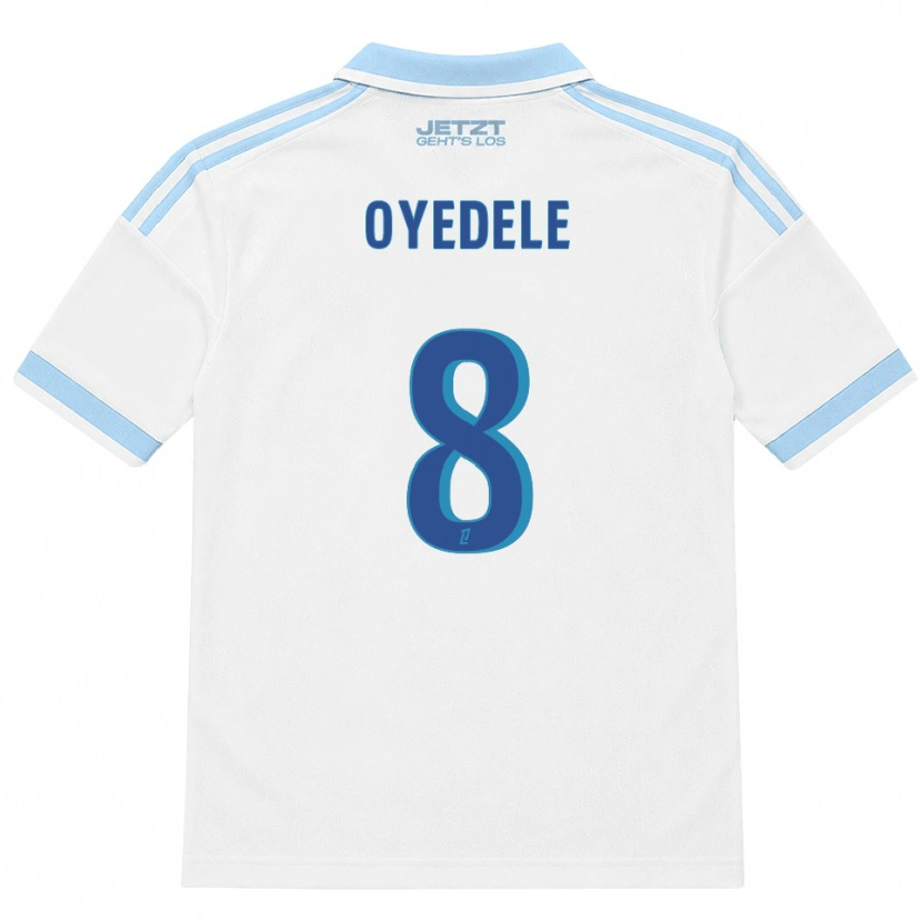 Danxen Dámské Maxi Oyedele #8 Světle Nebesky Modrá Bílá Červená Daleko Hráčské Dresy 2026/27 Dres