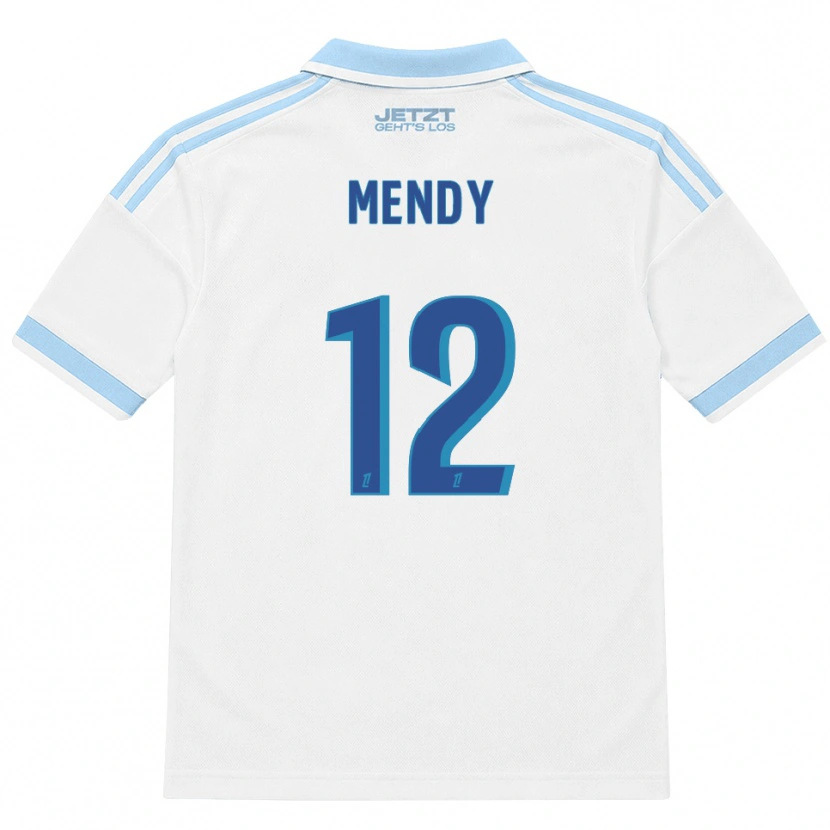 Danxen Dámské François Mendy #12 Světle Nebesky Modrá Bílá Červená Daleko Hráčské Dresy 2026/27 Dres