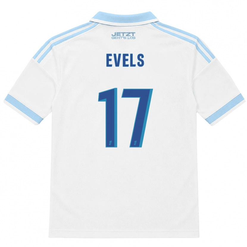 Danxen Dámské Emily Evels #17 Světle Nebesky Modrá Bílá Červená Daleko Hráčské Dresy 2026/27 Dres