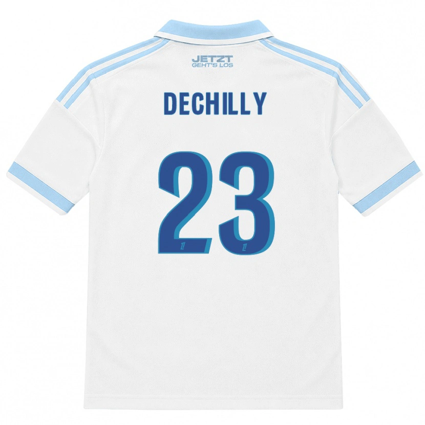 Danxen Dámské Pauline Dechilly #23 Světle Nebesky Modrá Bílá Červená Daleko Hráčské Dresy 2026/27 Dres