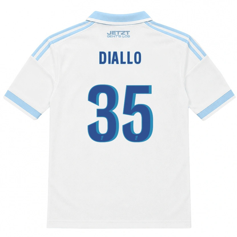Danxen Dámské Tidiane Diallo #35 Světle Nebesky Modrá Bílá Červená Daleko Hráčské Dresy 2026/27 Dres