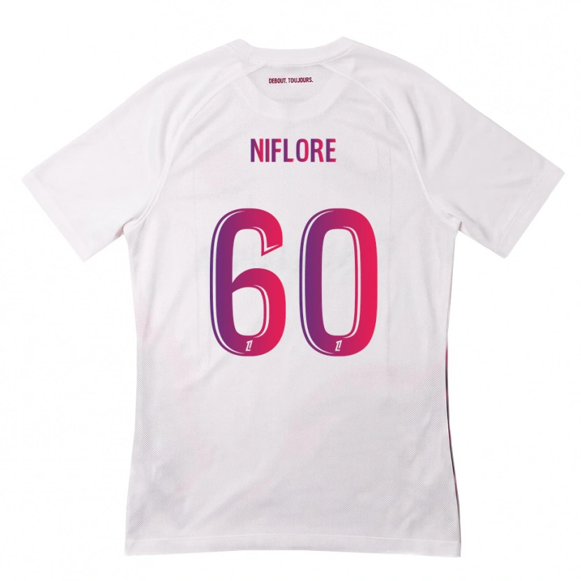 Danxen Dámské Mathys Niflore #60 Bílá Růžová Fialová Daleko Hráčské Dresy 2026/27 Dres