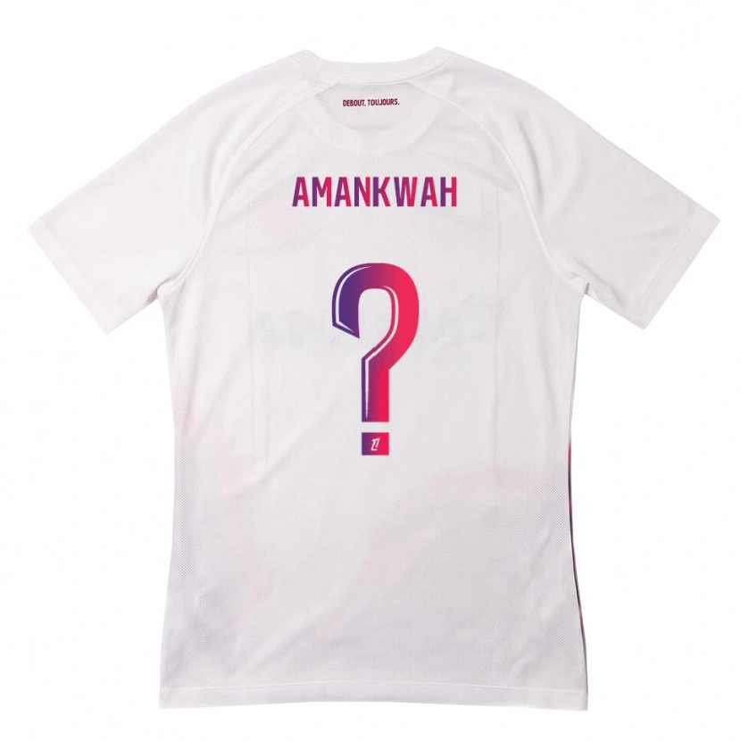 Danxen Dámské Marlon Amankwah #0 Bílá Růžová Fialová Daleko Hráčské Dresy 2026/27 Dres