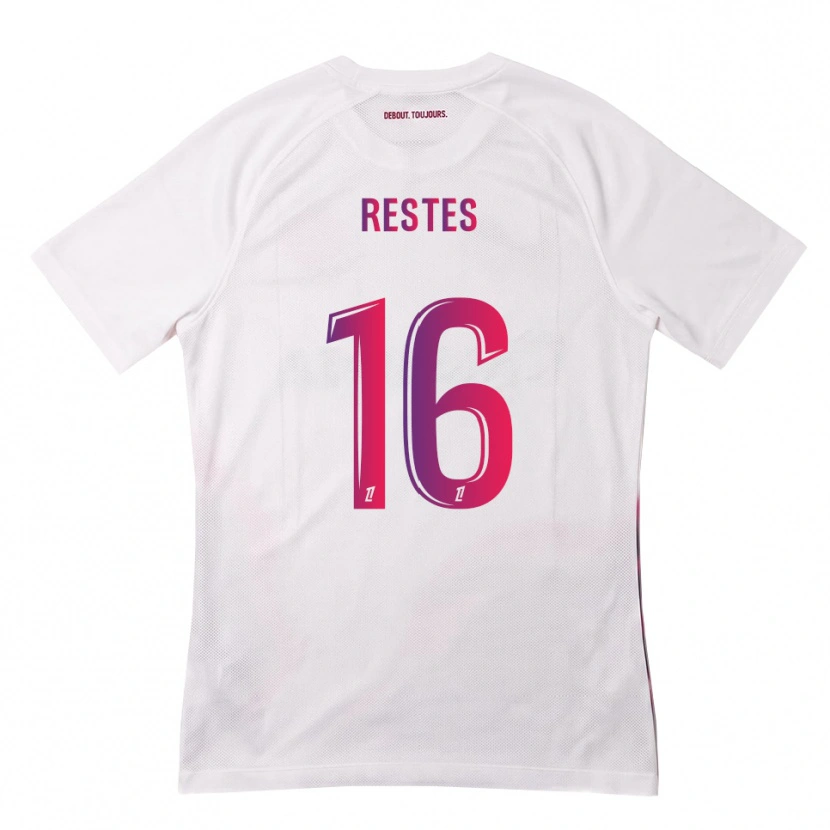 Danxen Dámské Guillaume Restes #16 Bílá Růžová Fialová Daleko Hráčské Dresy 2026/27 Dres