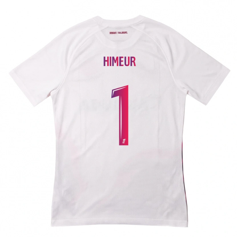 Danxen Dámské Thomas Himeur #1 Bílá Růžová Fialová Daleko Hráčské Dresy 2026/27 Dres