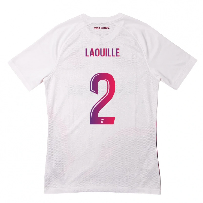Danxen Dámské Rafaël Laouille #2 Bílá Růžová Fialová Daleko Hráčské Dresy 2026/27 Dres