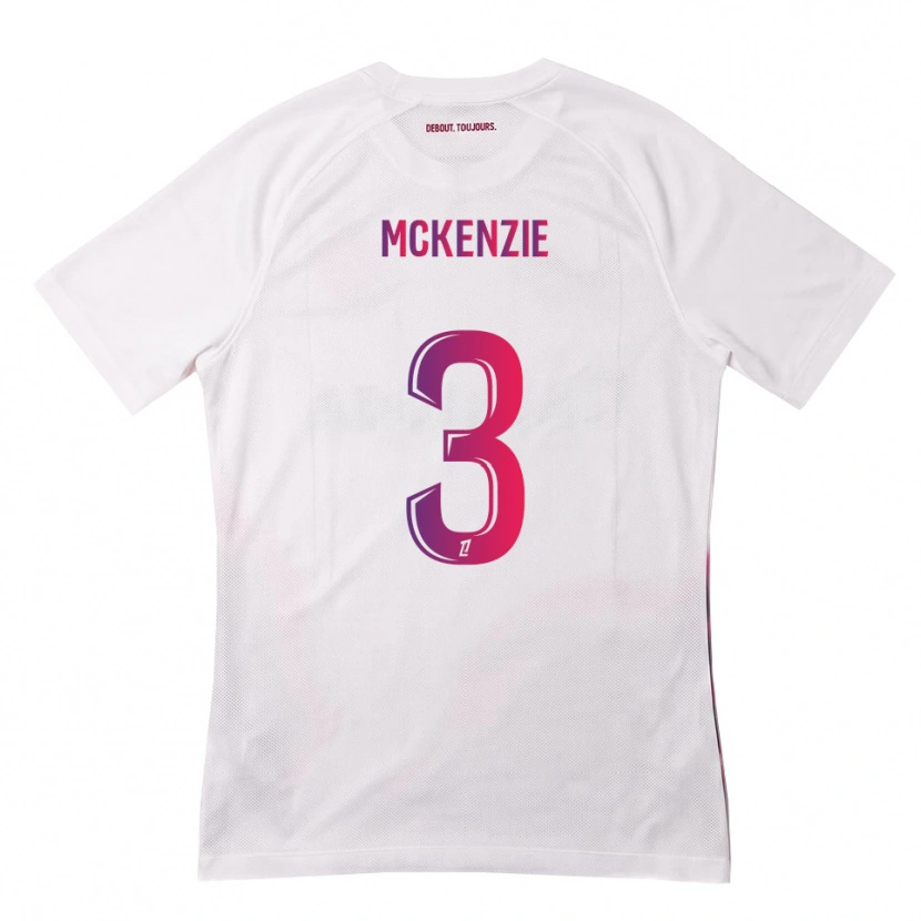 Danxen Dámské Mark Mckenzie #3 Bílá Růžová Fialová Daleko Hráčské Dresy 2026/27 Dres
