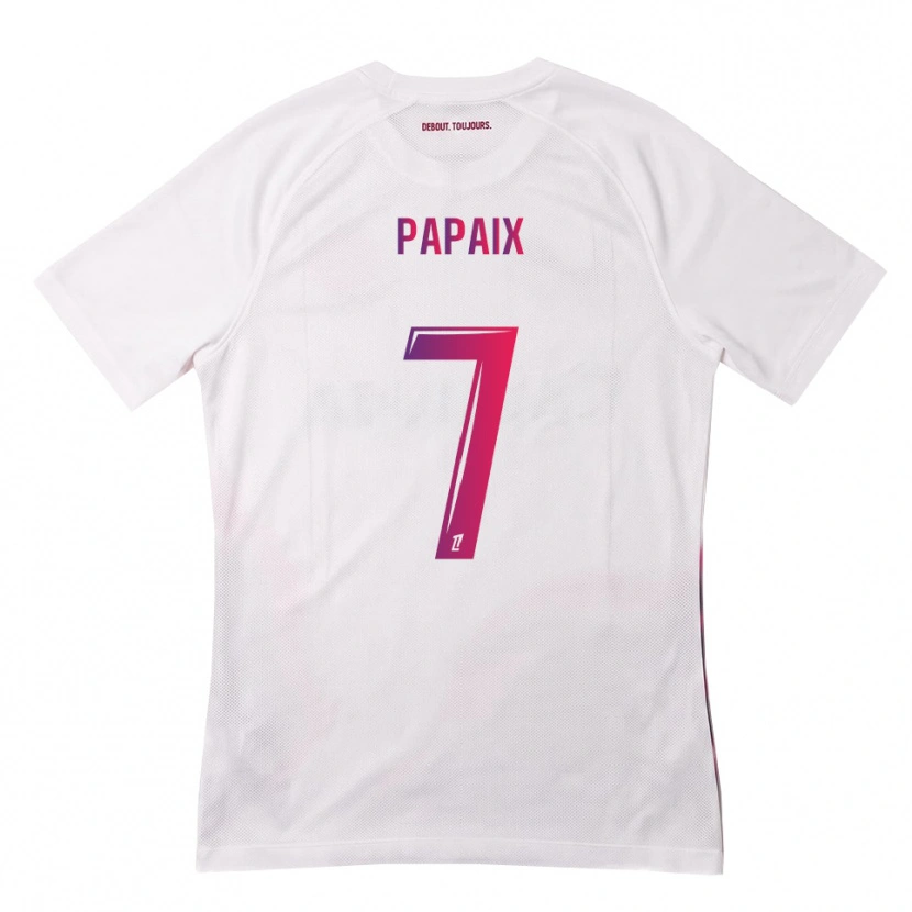 Danxen Dámské Marie Papaix #7 Bílá Růžová Fialová Daleko Hráčské Dresy 2026/27 Dres