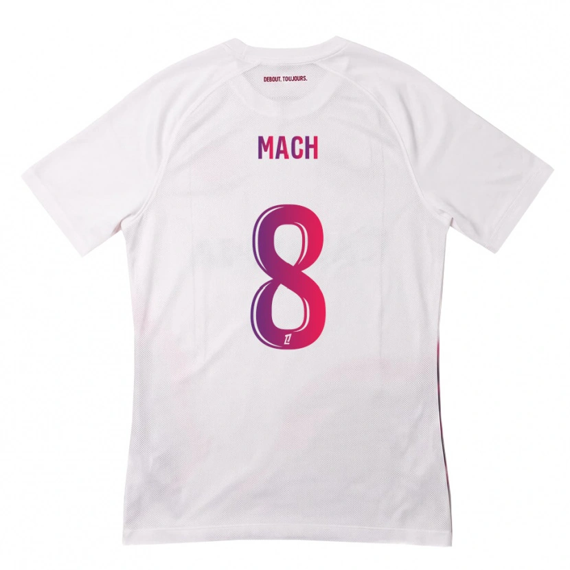 Danxen Dámské Mattéo Mach #8 Bílá Růžová Fialová Daleko Hráčské Dresy 2026/27 Dres