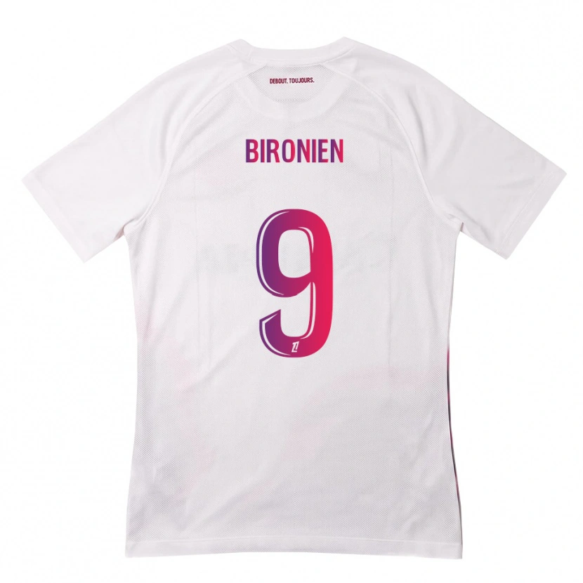 Danxen Dámské Mymithye Bironien #9 Bílá Růžová Fialová Daleko Hráčské Dresy 2026/27 Dres