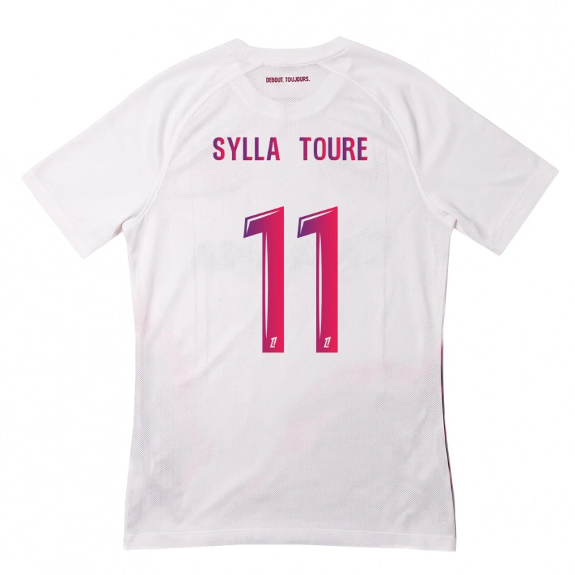 Danxen Dámské Ismael Sylla Touré #11 Bílá Růžová Fialová Daleko Hráčské Dresy 2026/27 Dres