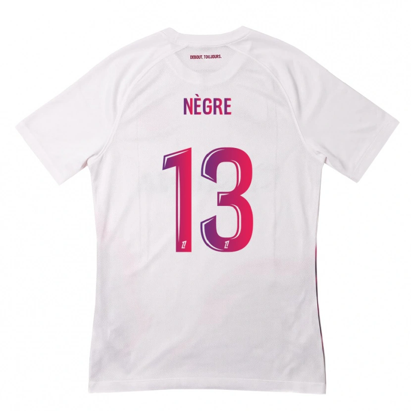 Danxen Dámské Thibo Nègre #13 Bílá Růžová Fialová Daleko Hráčské Dresy 2026/27 Dres