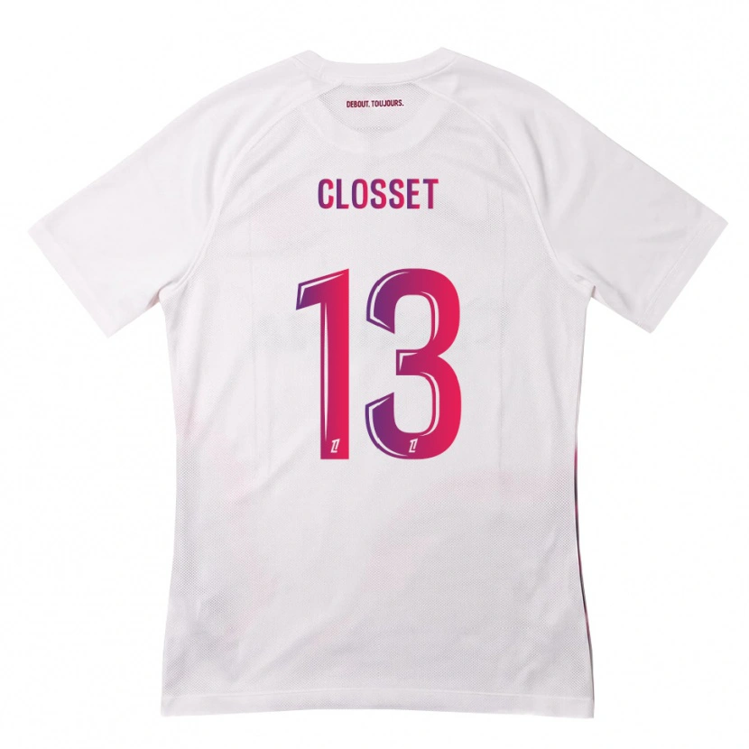 Danxen Dámské Océane Closset #13 Bílá Růžová Fialová Daleko Hráčské Dresy 2026/27 Dres