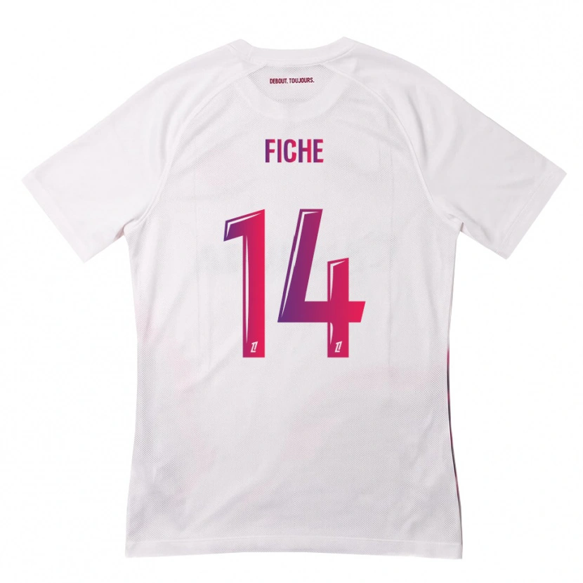 Danxen Dámské Anis Fiche #14 Bílá Růžová Fialová Daleko Hráčské Dresy 2026/27 Dres