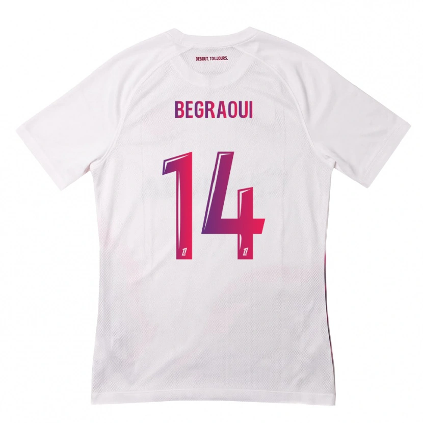 Danxen Dámské Yanis Begraoui #14 Bílá Růžová Fialová Daleko Hráčské Dresy 2026/27 Dres
