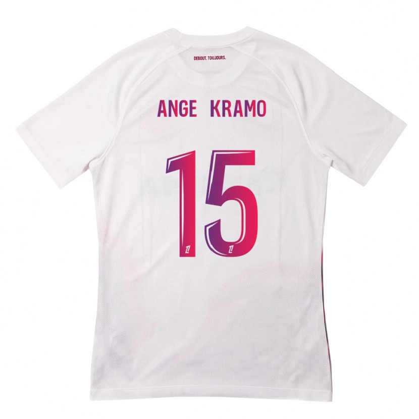 Danxen Dámské Marie Ange Kramo #15 Bílá Růžová Fialová Daleko Hráčské Dresy 2026/27 Dres