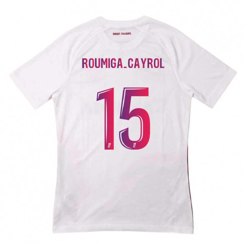 Danxen Dámské Sonia Roumiga-Cayrol #15 Bílá Růžová Fialová Daleko Hráčské Dresy 2026/27 Dres