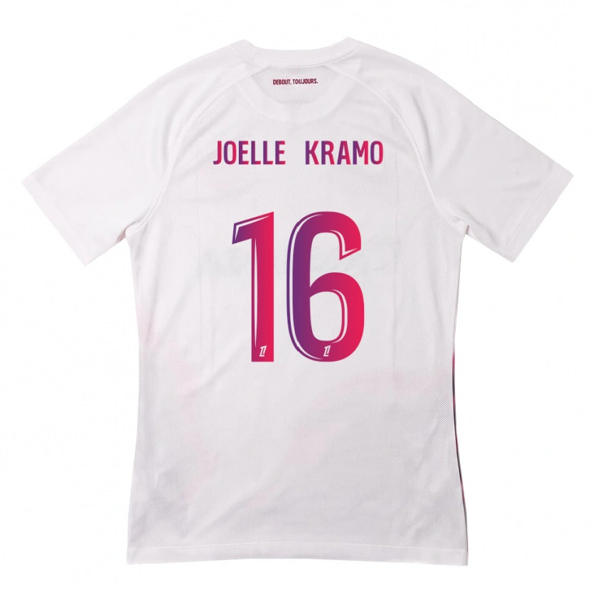 Danxen Dámské Marie Joelle Kramo #16 Bílá Růžová Fialová Daleko Hráčské Dresy 2026/27 Dres