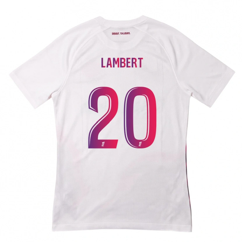 Danxen Dámské Sarah Lambert #20 Bílá Růžová Fialová Daleko Hráčské Dresy 2026/27 Dres