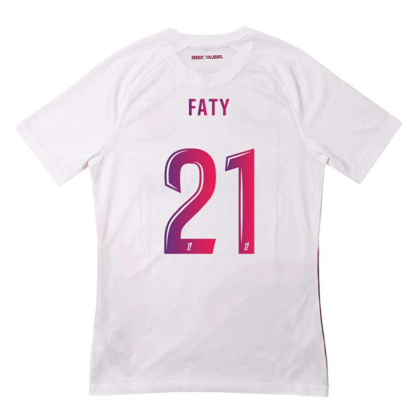 Danxen Dámské Enzo Faty #21 Bílá Růžová Fialová Daleko Hráčské Dresy 2026/27 Dres