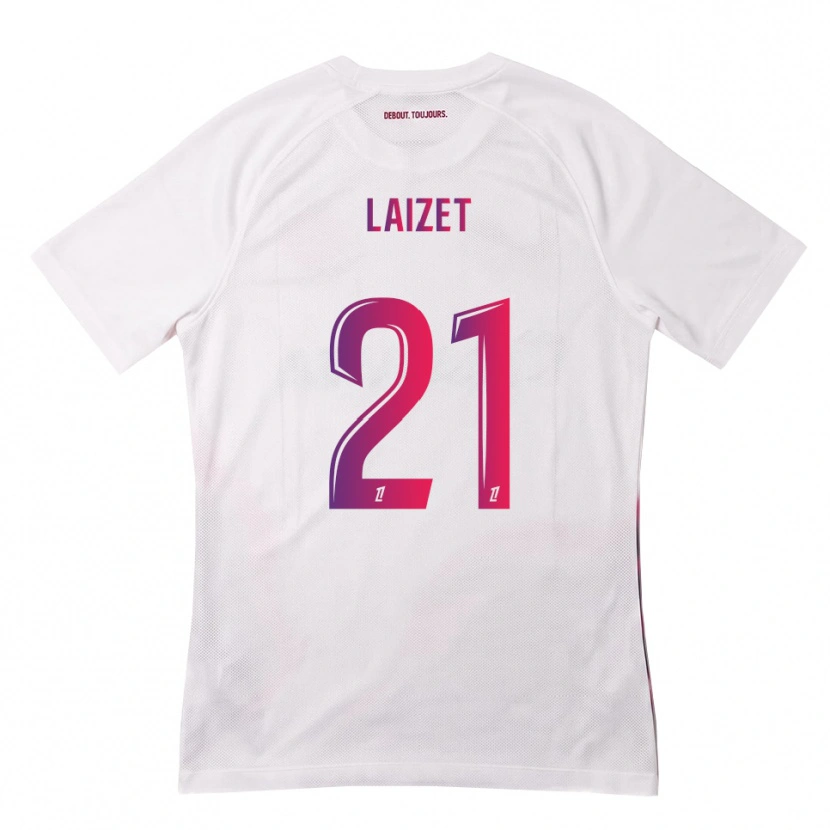 Danxen Dámské Emma Laizet #21 Bílá Růžová Fialová Daleko Hráčské Dresy 2026/27 Dres