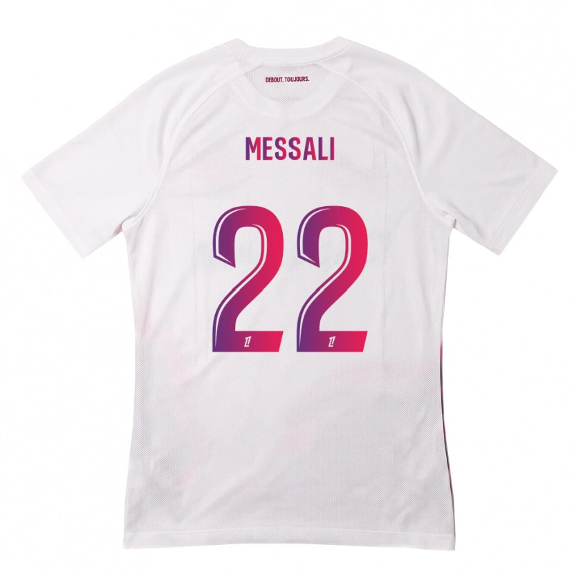 Danxen Dámské Rafik Messali #22 Bílá Růžová Fialová Daleko Hráčské Dresy 2026/27 Dres