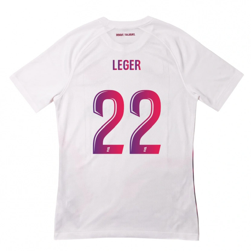 Danxen Dámské Christelle Léger #22 Bílá Růžová Fialová Daleko Hráčské Dresy 2026/27 Dres