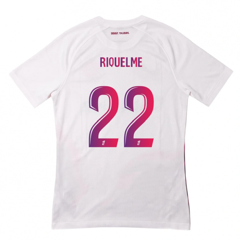 Danxen Dámské Laura Riquelme #22 Bílá Růžová Fialová Daleko Hráčské Dresy 2026/27 Dres