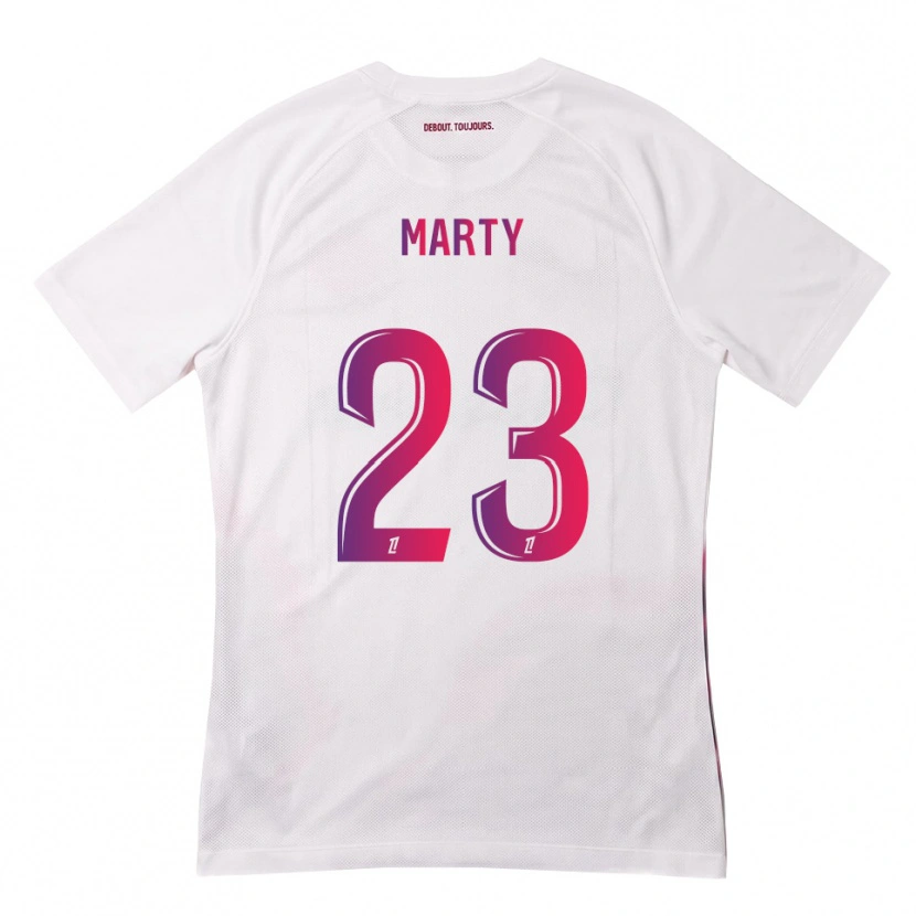 Danxen Dámské Chloé Marty #23 Bílá Růžová Fialová Daleko Hráčské Dresy 2026/27 Dres