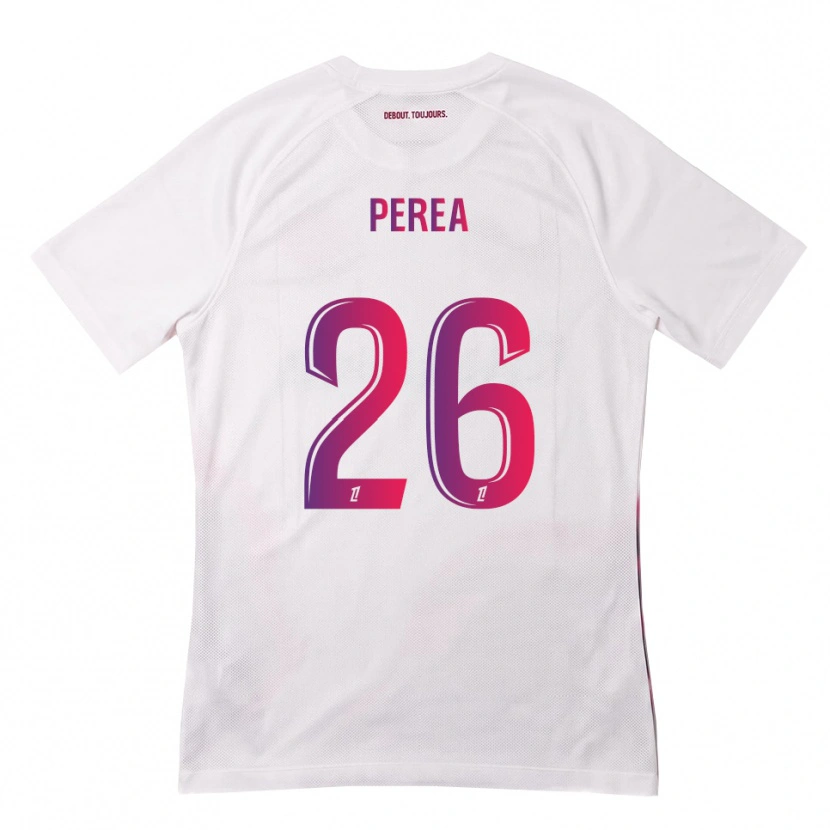 Danxen Dámské Marine Perea #26 Bílá Růžová Fialová Daleko Hráčské Dresy 2026/27 Dres