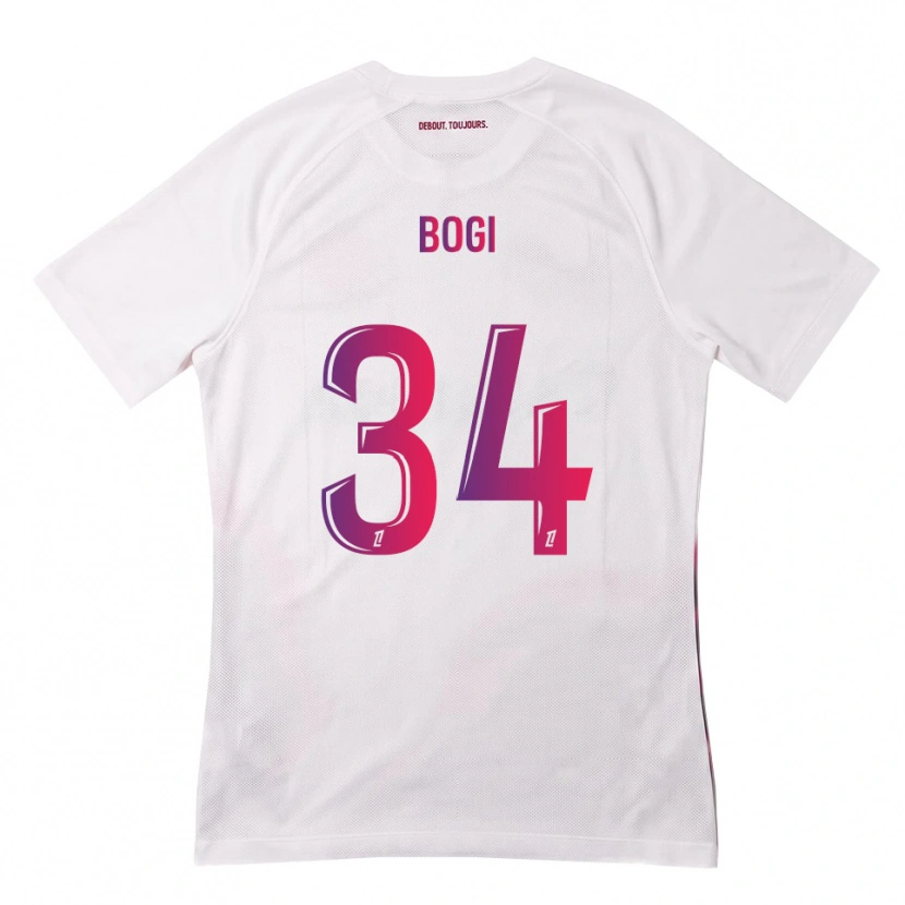 Danxen Dámské Fiona Bogi #34 Bílá Růžová Fialová Daleko Hráčské Dresy 2026/27 Dres