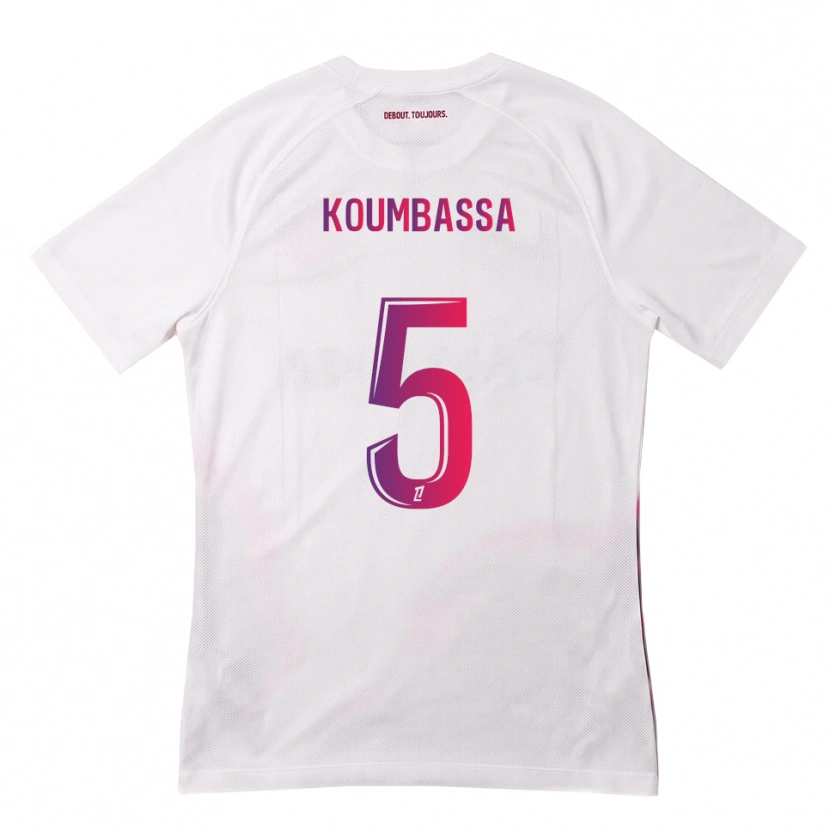 Danxen Dámské Seny Koumbassa #5 Bílá Růžová Fialová Daleko Hráčské Dresy 2026/27 Dres