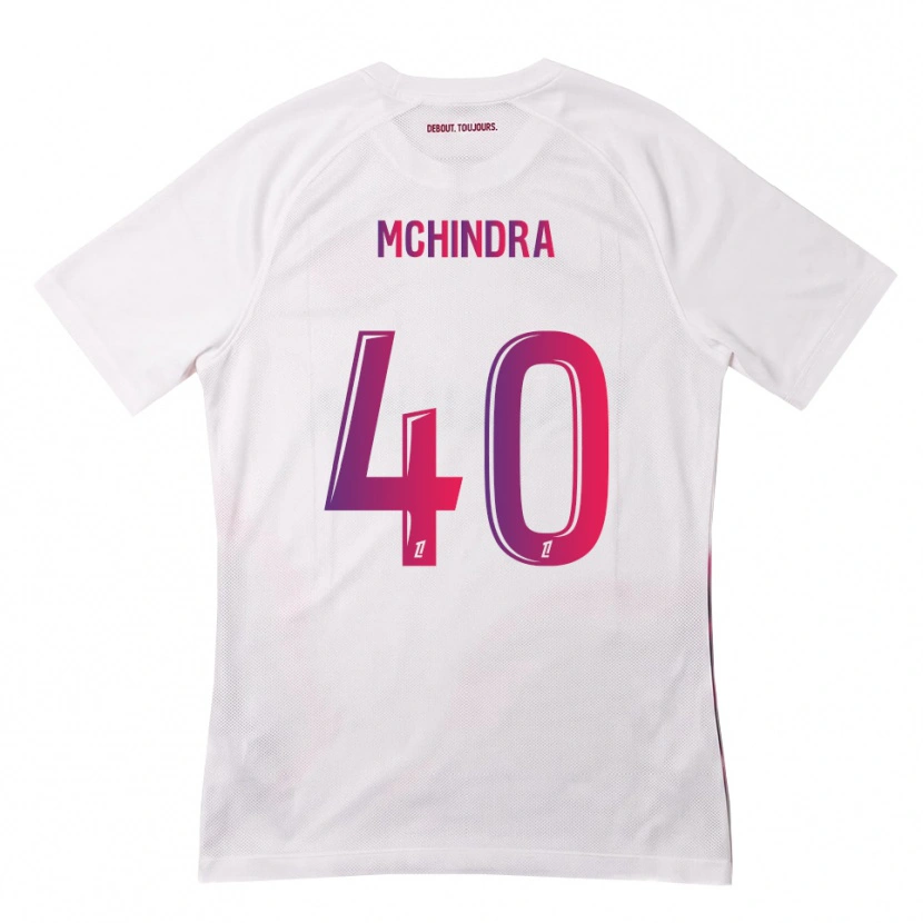 Danxen Dámské Naime Said Mchindra #40 Bílá Růžová Fialová Daleko Hráčské Dresy 2026/27 Dres