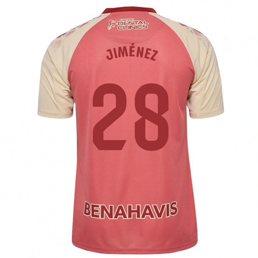 Danxen Dámské Alberto Jiménez #28 Světle Růžová Červená Modrá Daleko Hráčské Dresy 2026/27 Dres