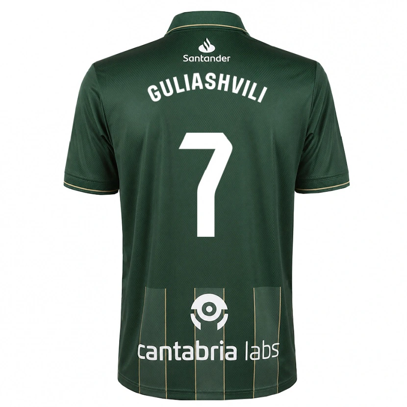 Danxen Dámské Giorgi Guliashvili #7 Tmavě Šedá Bílá Daleko Hráčské Dresy 2026/27 Dres