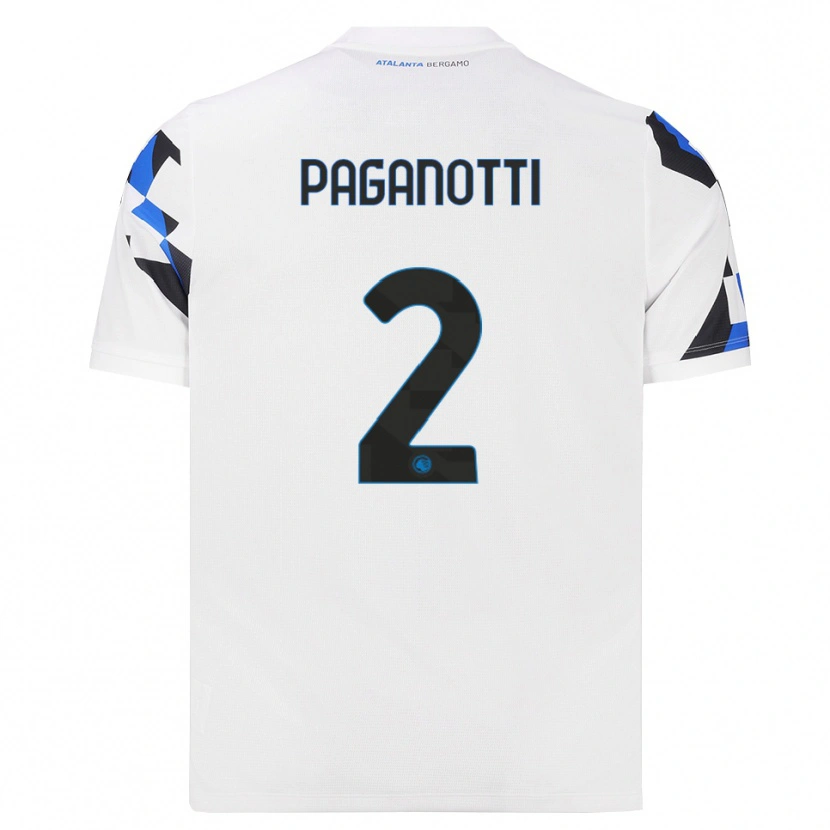 Danxen Dámské Emanuele Paganotti #2 Bílá Červená Modrá Daleko Hráčské Dresy 2026/27 Dres