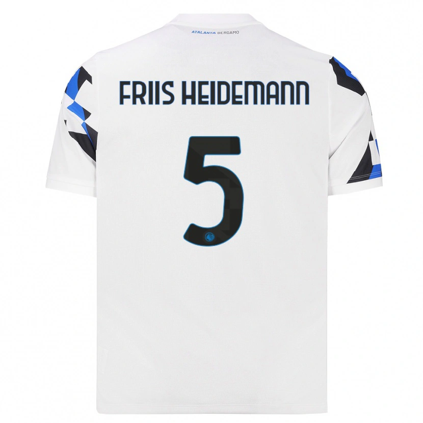 Danxen Dámské Lukas Friis Heidemann #5 Bílá Červená Modrá Daleko Hráčské Dresy 2026/27 Dres