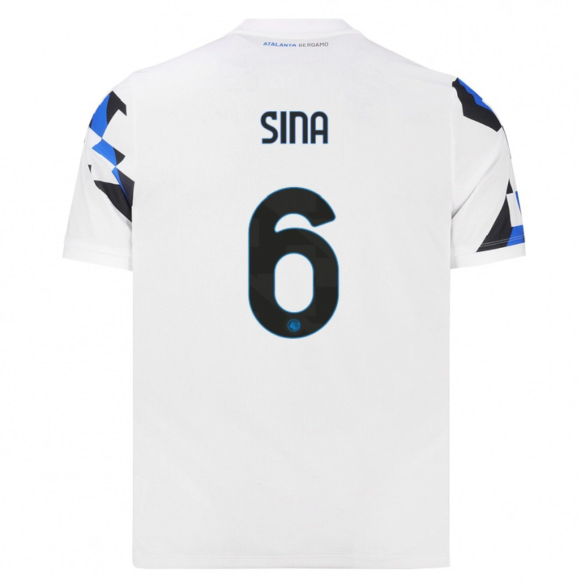 Danxen Dámské Sebastian Sina #6 Bílá Červená Modrá Daleko Hráčské Dresy 2026/27 Dres