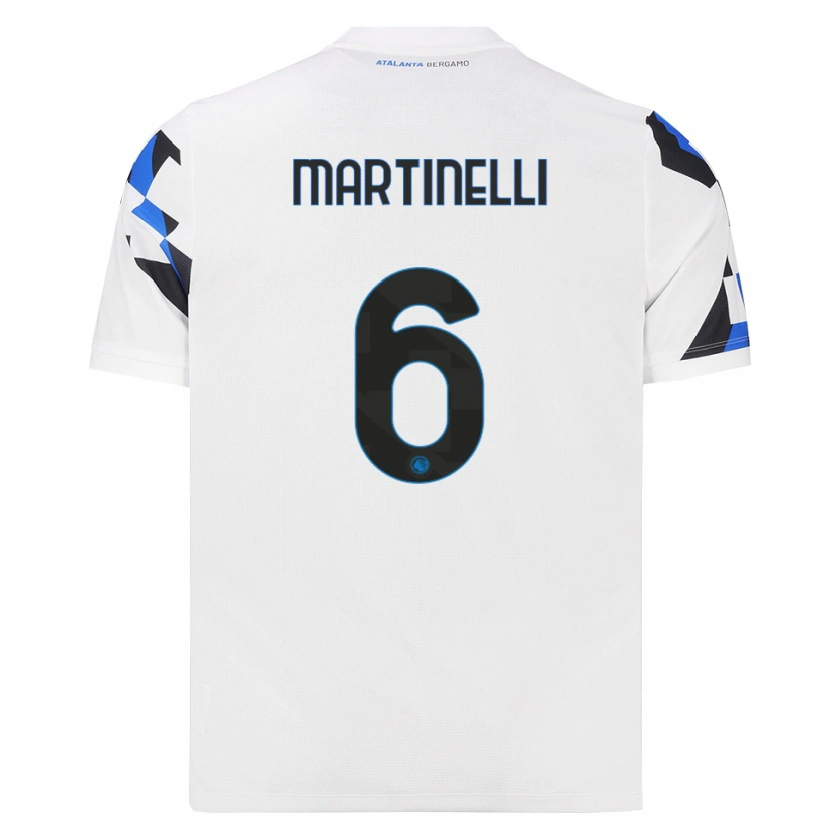Danxen Dámské Gabriel Martinelli #6 Bílá Červená Modrá Daleko Hráčské Dresy 2026/27 Dres