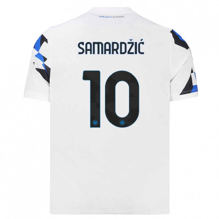 Danxen Dámské Lazar Samardžić #10 Bílá Červená Modrá Daleko Hráčské Dresy 2026/27 Dres