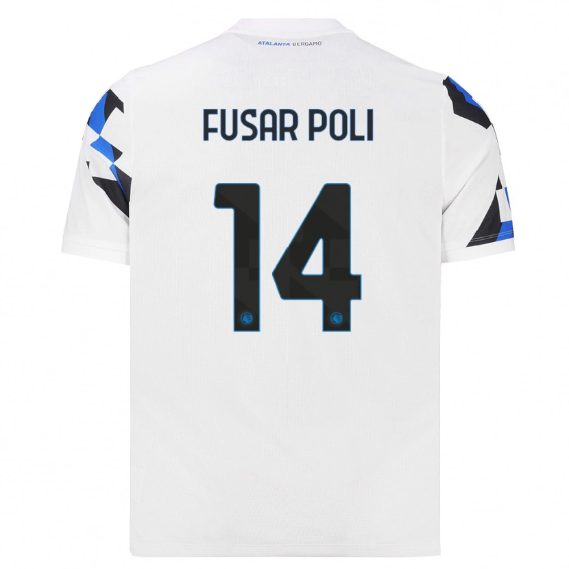 Danxen Dámské Giulia Fusar Poli #14 Bílá Červená Modrá Daleko Hráčské Dresy 2026/27 Dres