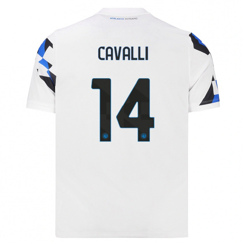 Danxen Dámské Tommaso Cavalli #14 Bílá Červená Modrá Daleko Hráčské Dresy 2026/27 Dres