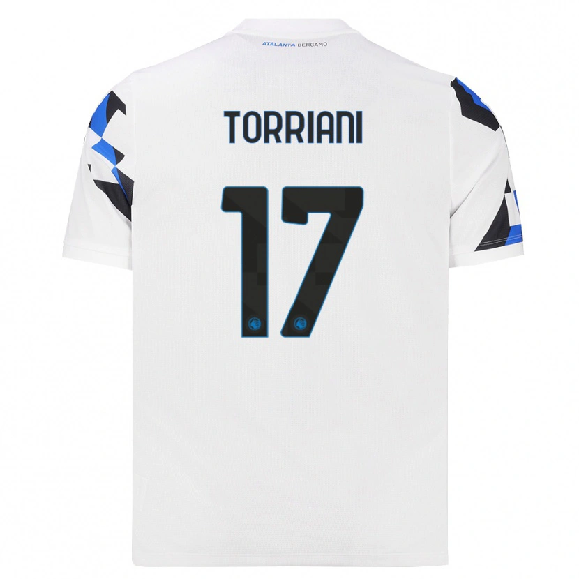 Danxen Dámské Andrea Torriani #17 Bílá Červená Modrá Daleko Hráčské Dresy 2026/27 Dres