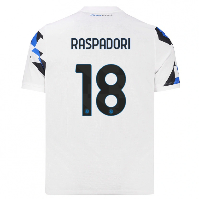 Danxen Dámské Giacomo Raspadori #18 Bílá Červená Modrá Daleko Hráčské Dresy 2026/27 Dres