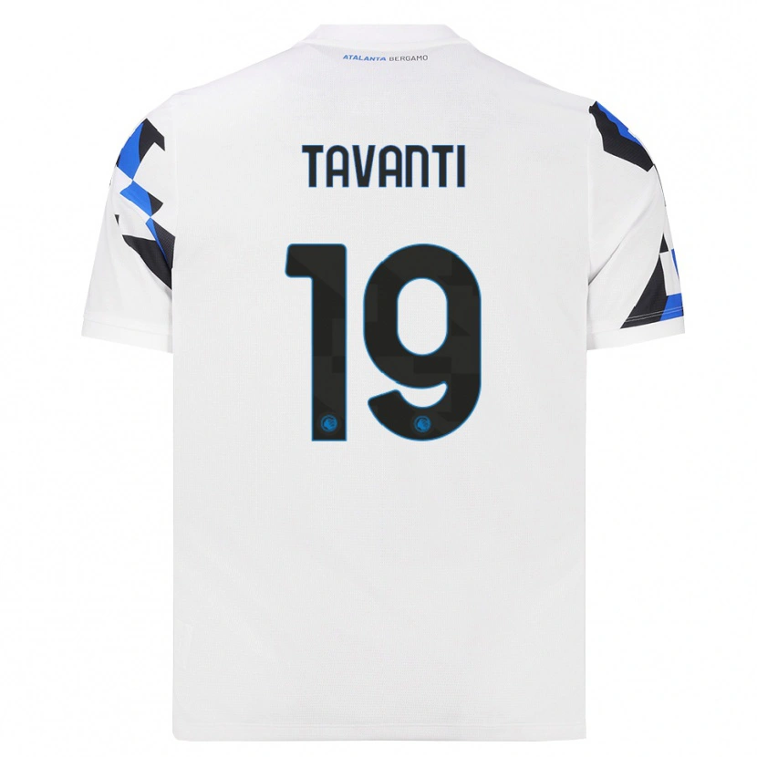 Danxen Dámské Mattia Tavanti #19 Bílá Červená Modrá Daleko Hráčské Dresy 2026/27 Dres