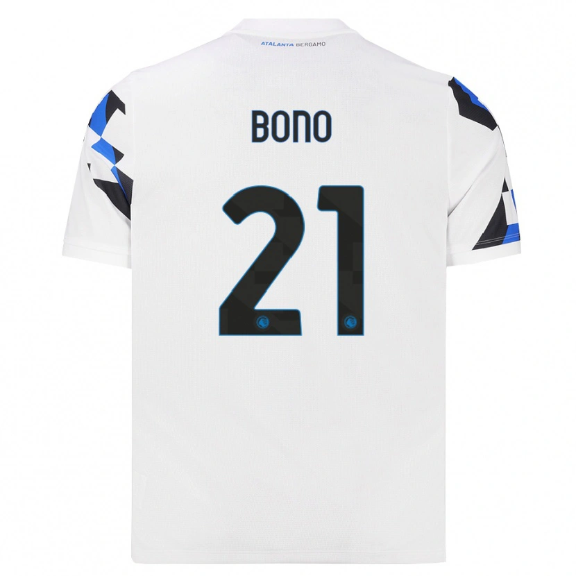 Danxen Dámské Davide Bono #21 Bílá Červená Modrá Daleko Hráčské Dresy 2026/27 Dres