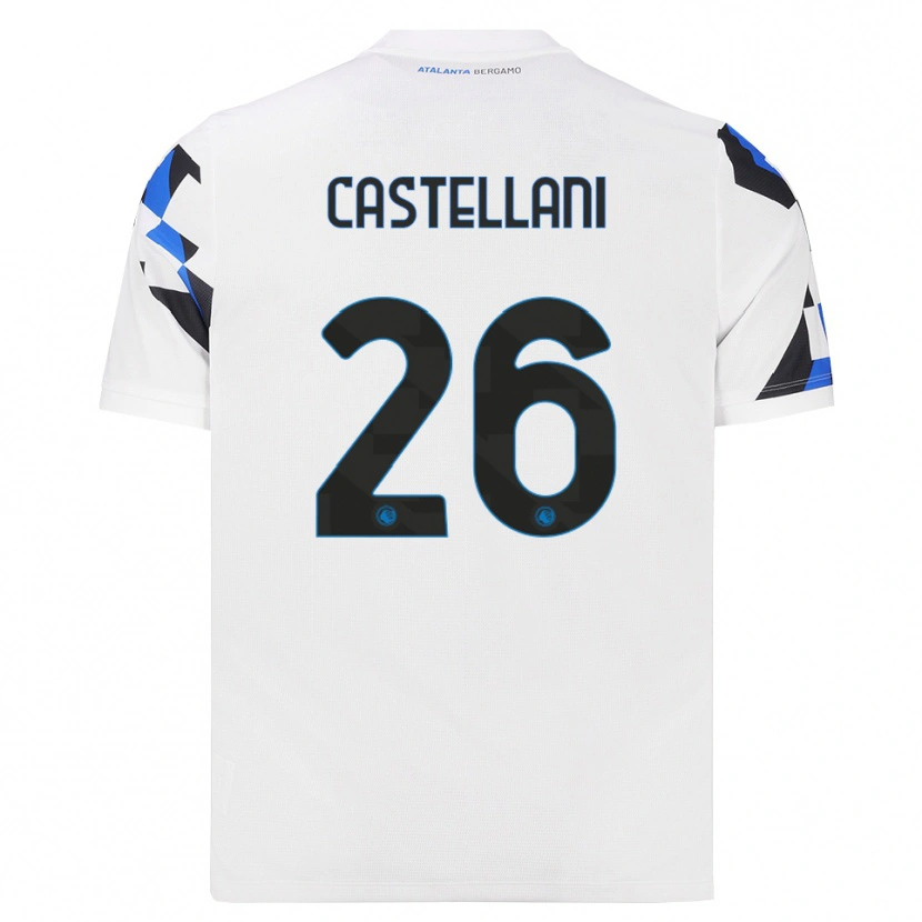 Danxen Dámské Eleonora Castellani #26 Bílá Červená Modrá Daleko Hráčské Dresy 2026/27 Dres