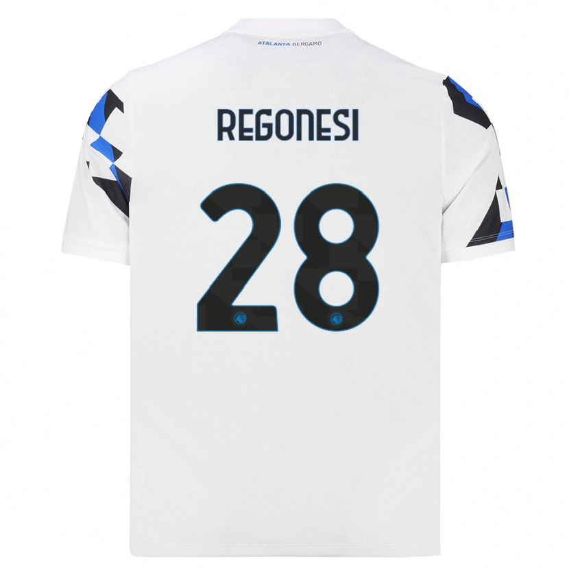 Danxen Dámské Iacopo Regonesi #28 Bílá Červená Modrá Daleko Hráčské Dresy 2026/27 Dres