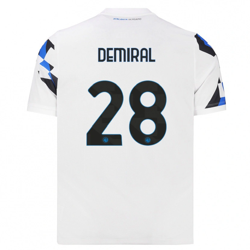 Danxen Dámské Merih Demiral #28 Bílá Červená Modrá Daleko Hráčské Dresy 2026/27 Dres