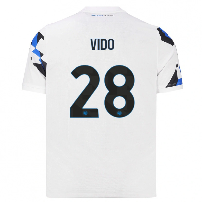 Danxen Dámské Luca Vido #28 Bílá Červená Modrá Daleko Hráčské Dresy 2026/27 Dres